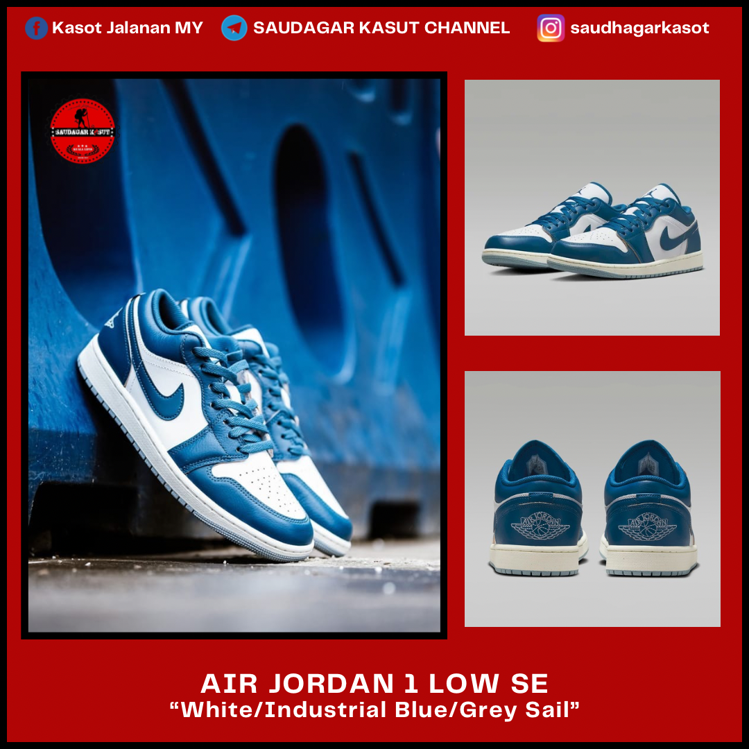AIR JORDAN 1 LOW SE “Industrial Blue” Men