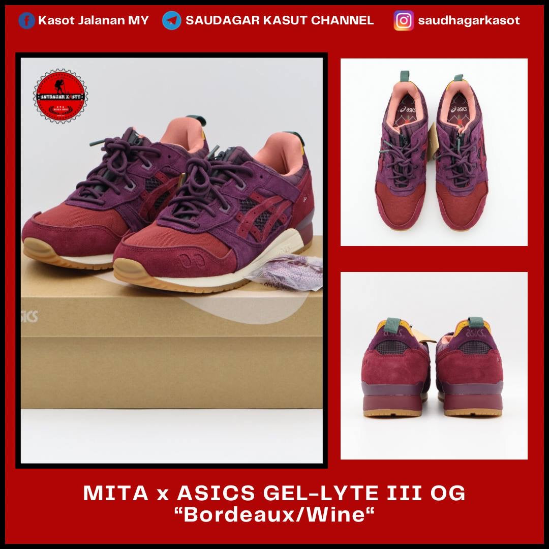 MITA x ASICS GEL-LYTE III OG “Dried Rose” Men