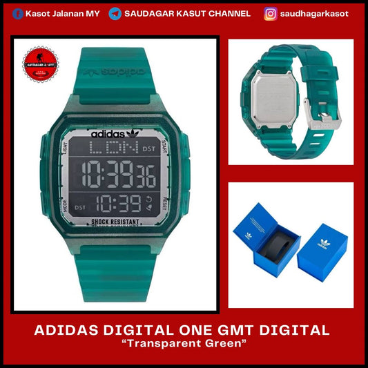 ADIDAS DIGITAL ONE GMT WATCH