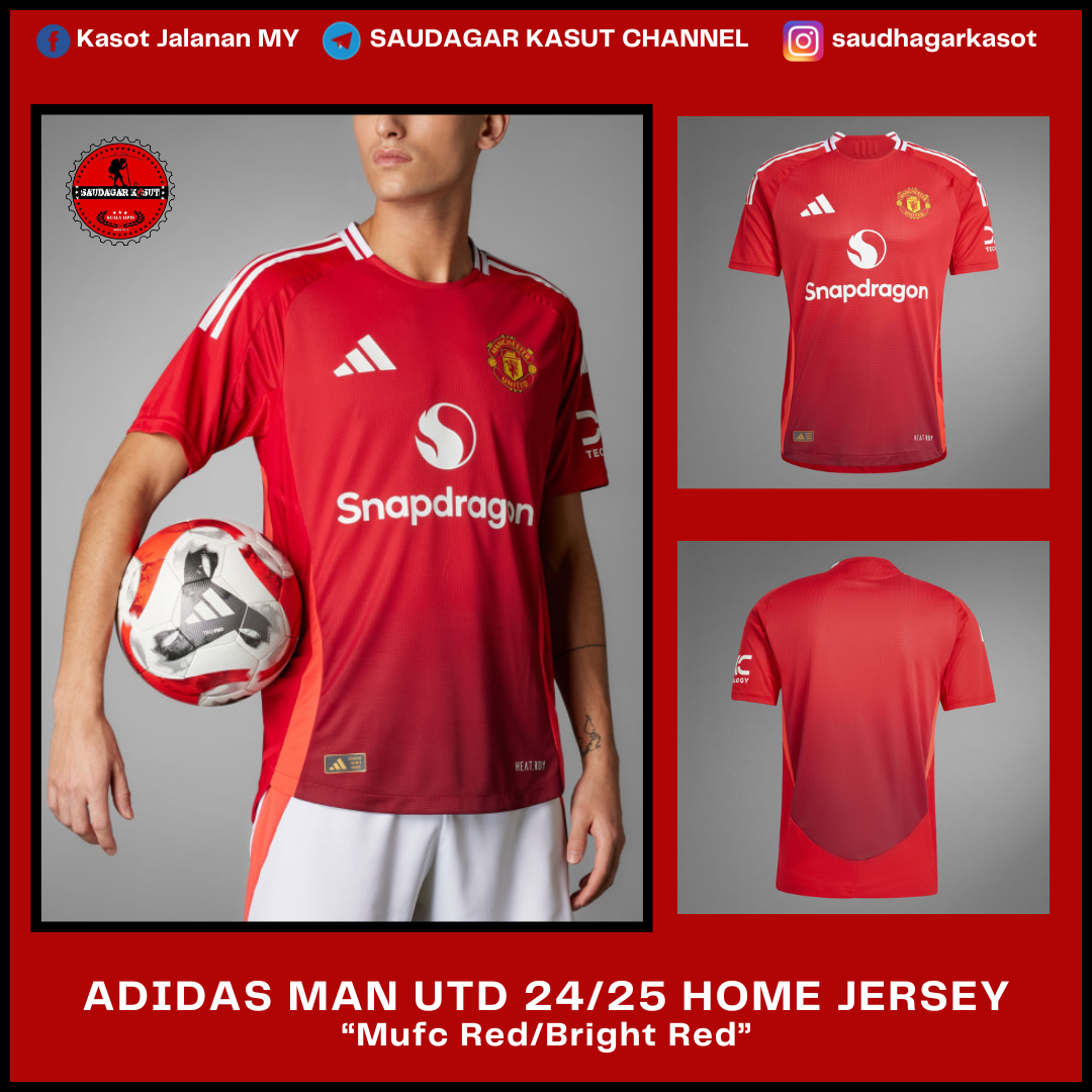 ADIDAS MANCHESTER UNITED 24/25 HOME AUTHENTIC JERSEY