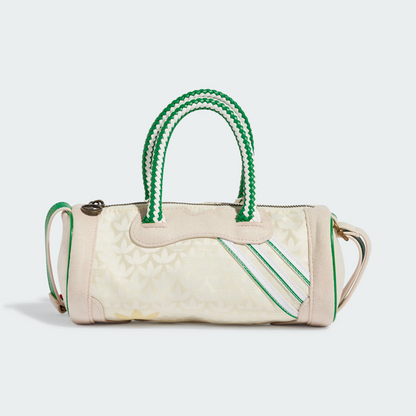 ADIDAS MONOGRAM JACQUARD SUEDE MINI DUFFEL BAG