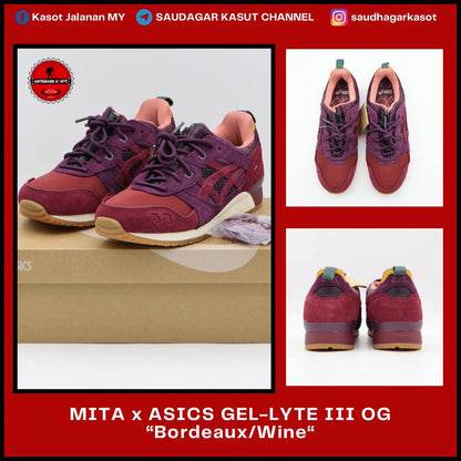 MITA x ASICS GEL-LYTE III OG “Dried Rose” Men