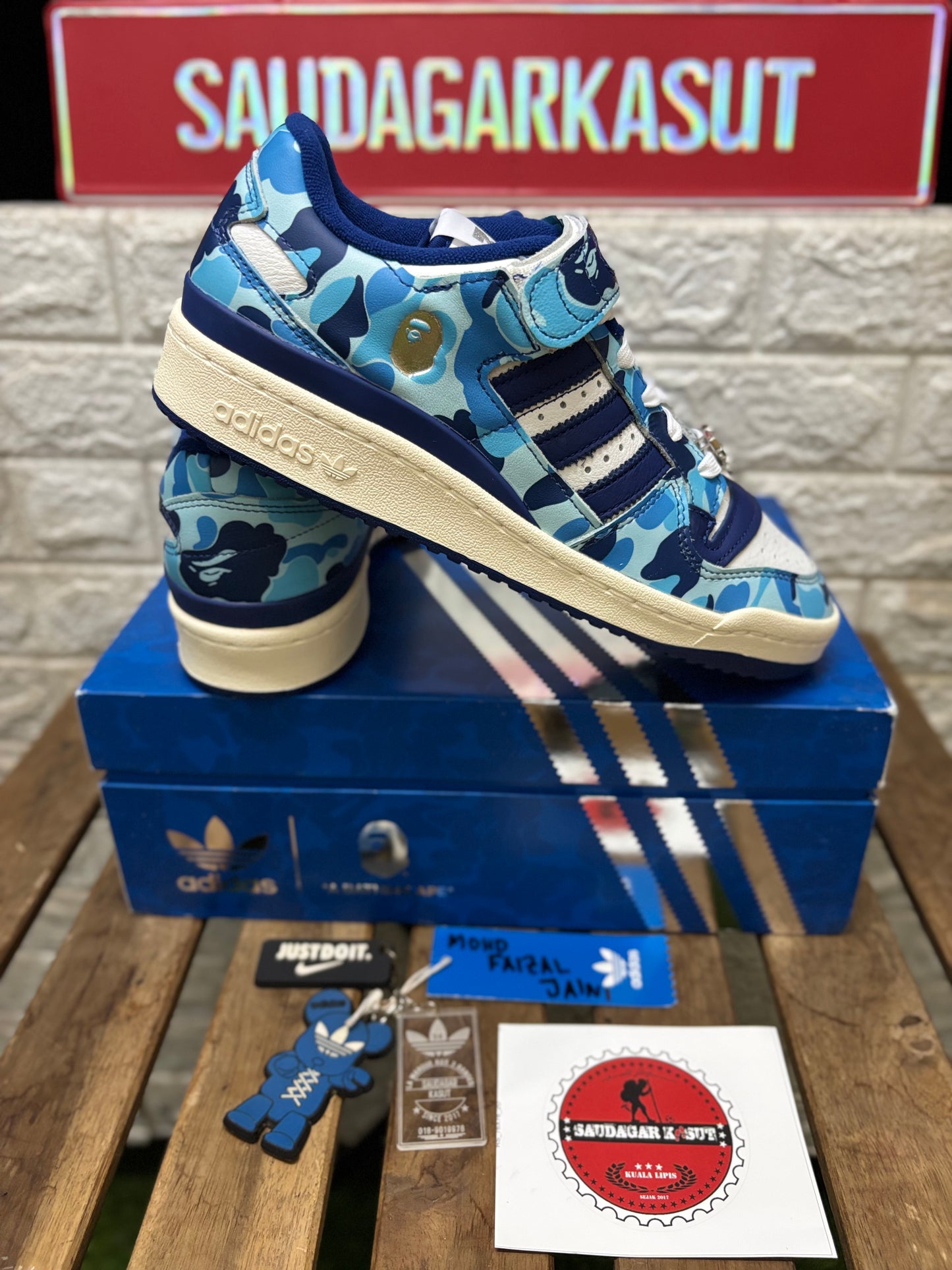 ADIDAS FORUM 84 BAPE LOW Men