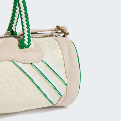 ADIDAS MONOGRAM JACQUARD SUEDE MINI DUFFEL BAG